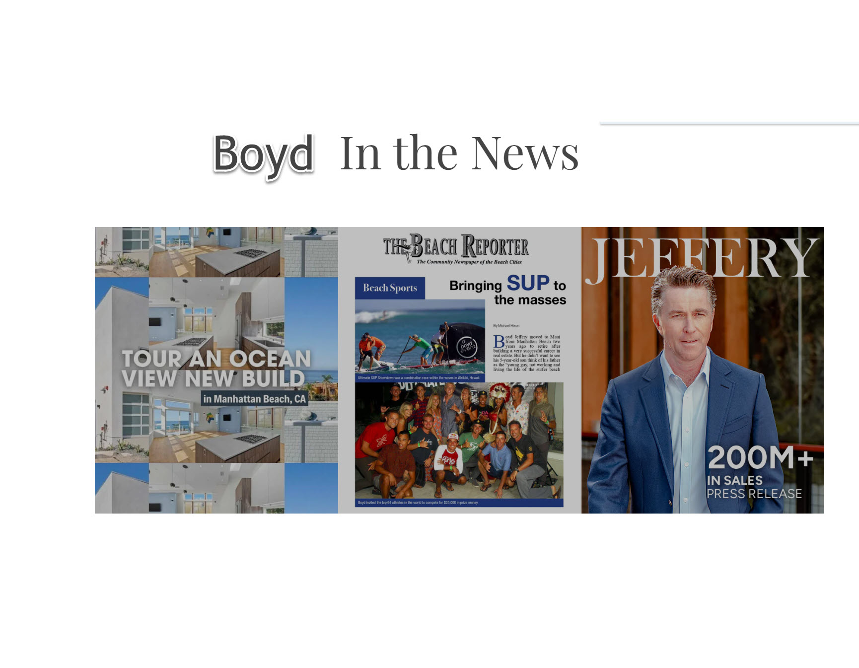 Boyd the Broker | Real Estate business image in Manhattan Beach, CA